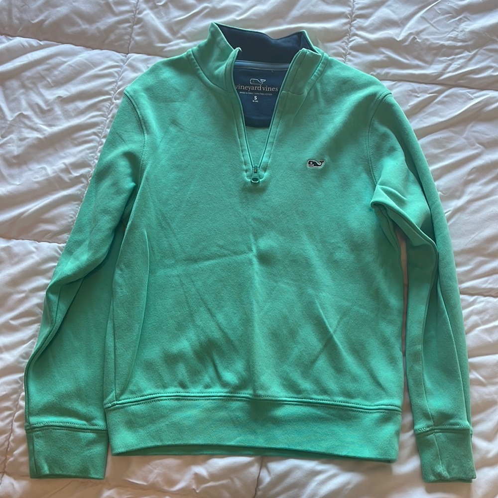 Vineyard Vines Youth Small (8-10) quarter zip sweatshirt